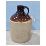 BROWN/TAN CROCK JUG