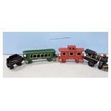 C-I TOY TRAIN ENGINE/TENDER & CARS