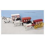 C-I TOY ICE & MILK WAGONS-HORSE DRAWN
