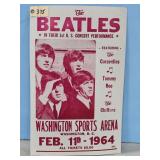 BEATLES 1964 POSTER-CARDBOARD