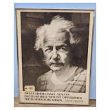 THE ORIG. ALBERT EINSTEIN FRAMED
