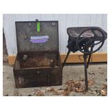 WWI? COAL FORGE W/CHEST-EMPIRE FORGE CHEST