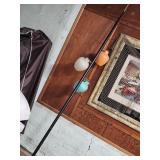 DECO POLE LIGHT W/PLASTIC SHADES