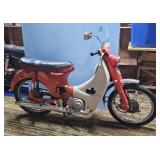 1980 HONDA 50 MOTORCYCLE ENGINE TURNS