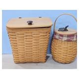 2-LONGABERGER BASKETS 2000 & 2000