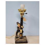 STREET LAMP DRINKER TABLE LAMP-MISSING SHADE