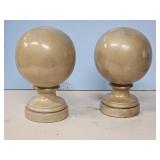 WOODEN STAIR CASE POST TOPPERS