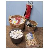 LARGE ASSORTMENT OF GOLD BALLS-USED & NEW