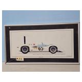 FRAMED INDY CAR PRINT NUMBER 65
