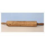 LARGE WOODEN ROLLING PIN APPROX. 26 INCHES OVERALL