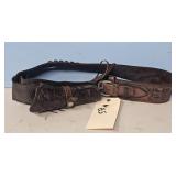 LEATHER HOLSTER W/LEATHER TOOLING