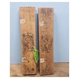 EARLY WOODEN CIGAR MOLD