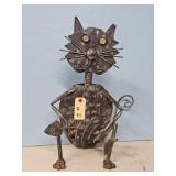 TIN HANDMADE CAT-LAWN ART