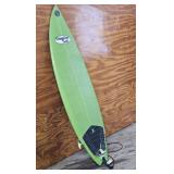 HAWAIN GREEN SURF BOARD