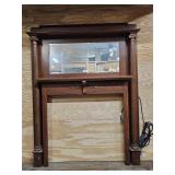 OAK FIREPLACE MANTLE