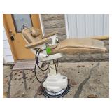 EARLY PORC. DENTIST CHAIR