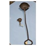 EXTRA LONG C-I POURING LADDLE & SMALLER ONE