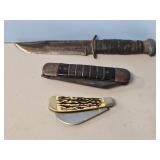 UNCLE HENRY SINGLE BLADE POCKT KNIFE & HUNTING