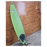 HAWAIN GREEN SURF BOARD