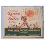 MOVIE POSTER ISLAND IN THE SUN