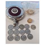 KENNEDY HALVES MIXED DATES-FRANKLIN HALF &