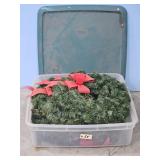 Tote of LARGE CHRISTMAS Wreaths