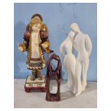 ROYAL DAULTON LOVERS & OTHER FIGURINES