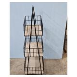 3 TIER METAL STORAGE CADDY 34 INCHES TALL