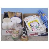 Baby bib/candles /lighthouse