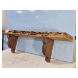 WOOD SHELF 45 INCHES LONG/6 1/2 INCHES DEEP