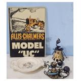 BABY PLATE/, NECKLACE/Allis-Chalmers Metal Sign