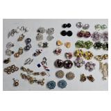 NYT TURQUOIS AND OTHER CLIP ON EAR RINGS