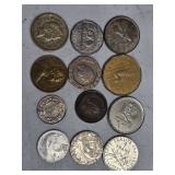 CANADIAN & FOREIGN COINS