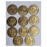 11 SUN0C0 PRESIDENTIAL COIN SERIES TOKENS