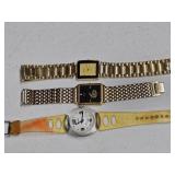 3 WRIST WATCHES-PANTHER/SEIKO/MARBEL