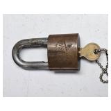 BRASS LOCK & KEY BY AMERICAN LOCK CO.