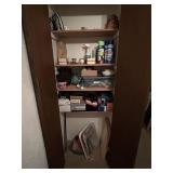 Contents of hall closet