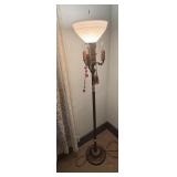 Floor lamp & electrified oil lamp