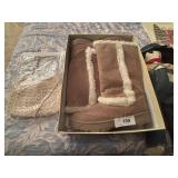 Christmas dolls & hand bag & arizona boots