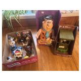 Misc. toys Fred Flintstone & miniature horse &