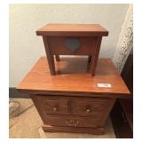 Bed side table & bed side step