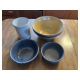 Batter bowl and pottery