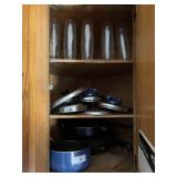 Pan set & drinking glasses