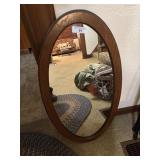 Oval mirror 35x19