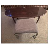 Coffee table & foot stool