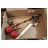 Souvenir hatchet & pipe