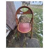 Swart Funeral Home folding chair