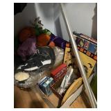 Holiday decorations & board games & puzzles