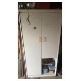 Cabinet in shed w/contents