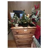 Dresser & holiday decor